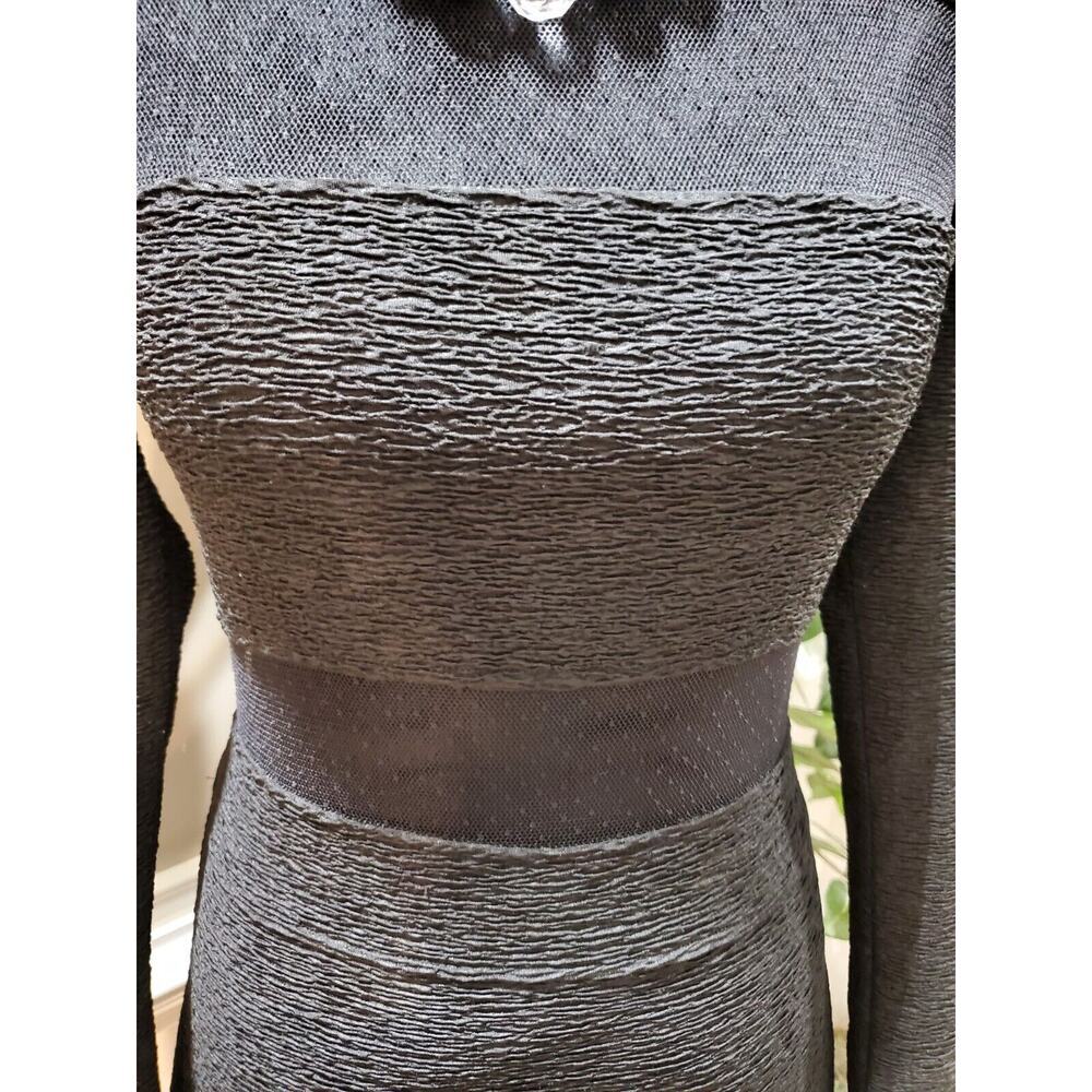 Bcbgeneration Women's Black Polyester Round Neck … - image 3